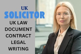 uk solicitor for contract drafting document review legal advice under uk law