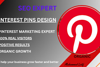 be your pinterest SEO and marketing manager