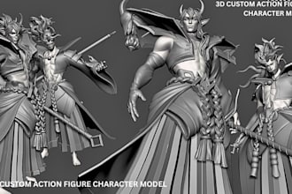 sculpt 3d fantasy creature, 3d dragon mini, tabletop 3d beast model, monster stl