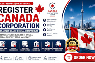 register canada corporation for amazon sellers incorporate business canada