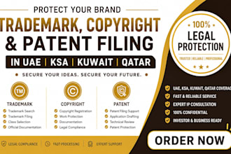 file trademark copyright and patent in uae ksa kuwait qatar