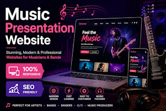 build a modern music, artist, or band website with wordpress