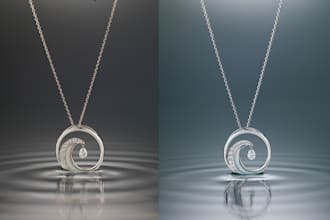 do professional jewelry photo retouching  diamond fire enhancement for e commer