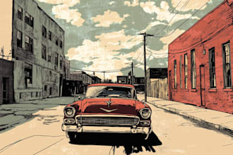 comic book illustration with comic book illustrator