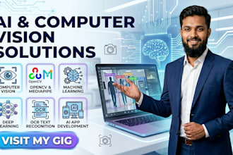 do ai computer vision, ocr, opencv, mediapipe,  machine learning, google ml kit