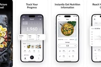 build an ai calorie counter app, fitness tracker, and nutrition app