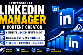 be your linkedin manager marketing for b2b lead generation
