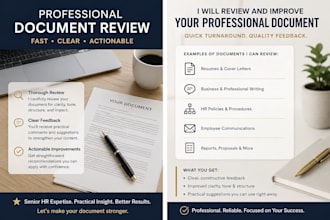 review and improve your professional document quickly