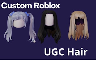 make a roblox hair, wavy or straight