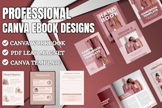 design canva coaching ebook, workbook, and PDF lead magnet