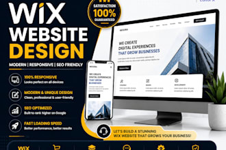 design a responsive wix website for your dropshipping business wix redsign