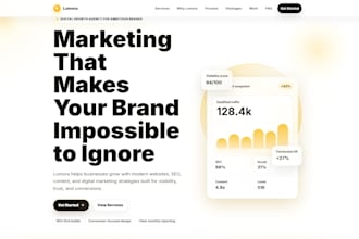 build a modern responsive website with basic SEO