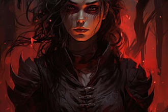 do horror character design
