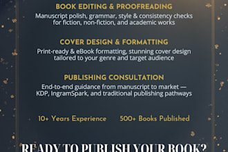 help you publish your book on amazon KDP and ingramspark