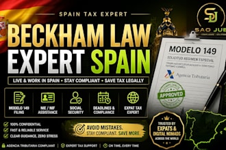 file spain beckham law modelo 149, nie nif expat tax, social security, deadlines