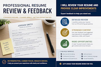 review your resume and provide clear improvement feedback