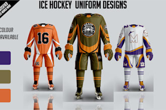 design custom sublimation ice hockey jersey uniform
