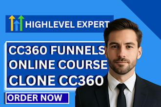 setup course creator 360 courses cc360 landing page sales funnel cc360 community