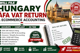 file hungary Áfa vat return and ecommerce accounting services