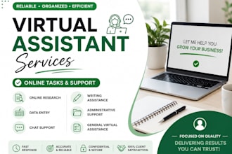 be your virtual assistant for online tasks and support