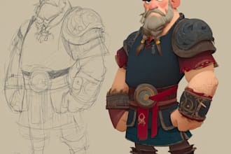 design unique concept art for your worldbuilding