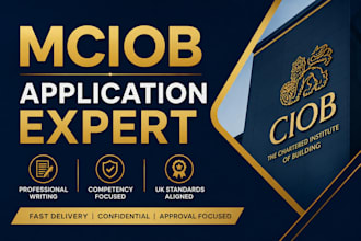 write and review your mciob ciob professional application