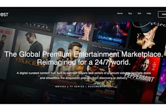 design iptv website landing page with wordpress or ai with SEO, web player whmcs