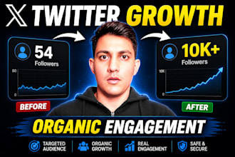 grow your x twitter account with organic engagement
