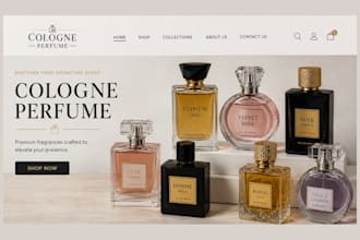 build perfume website fragrance cologne store perfume store body spray
