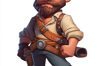 draw 2d game character or 2d game character