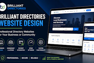 design a professional brilliant directories website