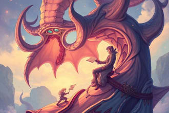 draw a fantasy illustration for you