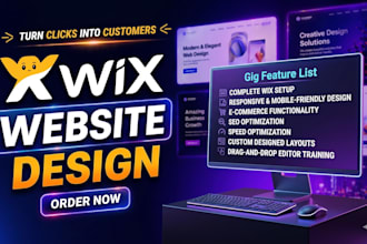 wix website design wix website redesign wix online store wix studio redesign wix