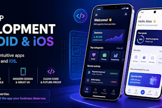 develop mobile applications, ios and android application development