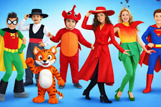 make custom animi cosplay and mascot costume professionally