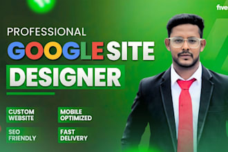 design a highly converting local business website using google sites