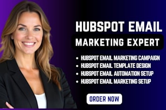 setup hubspot crm email marketing campaigns and automation