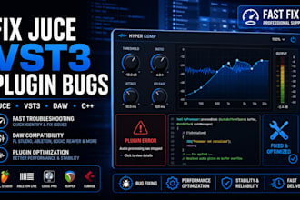 fix juce vst3 audio plugin bugs and daw issues