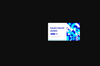 design a professional saas presentation for your software
