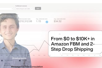 manage you amazon fbm and 2 step drop shipping store