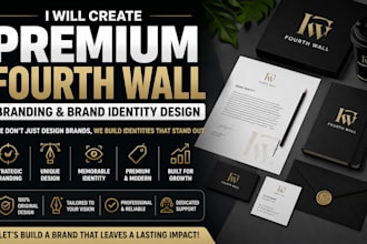premium fourthwall branding and brand identity desigen