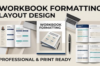 create professional workbook formatting and layout design