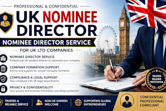 act as UK nominee director for non UK residents