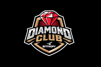 design sports team diamond club logo