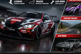 create assetto corsa livery, assetto corsa tracks and assetto corsa car mods