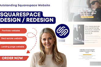 design and build squarespace website redesign squarespace website development