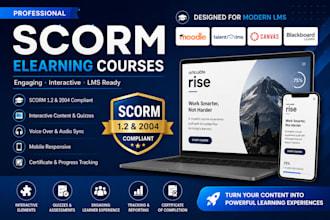 create professional scorm elearning modules for your lms