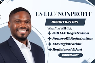 do consultation for US llc nonprofit registration startups and get ein number