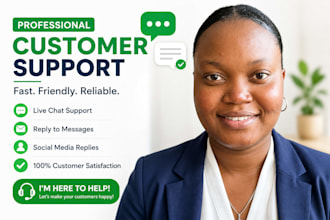 provide customer chat support and reply messages