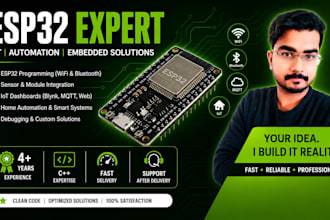 program esp32 iot, automation, and embedded projects